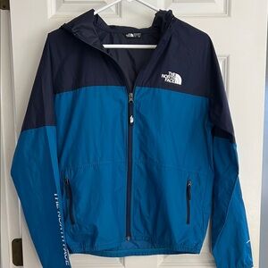 The North Face Kids Two-Tone Blue Raincoat